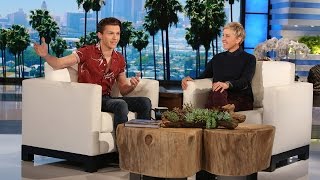 How Tom Holland Found Out He Was SpiderMan [upl. by Norvin]