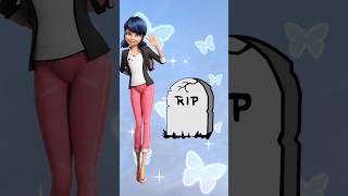 Miraculous Characters As RIP shortsviralshortstrendingshortsyoutubeshortsmiraculous [upl. by Romito]