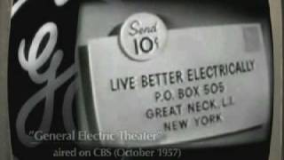 RETRO CLASSIC TV COMMERCIAL  1950s  LIVE BETTER ELECTRICALLY GE THEATER [upl. by Voss]