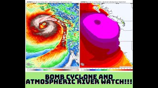 Pacific NW Atmospheric River and Bomb Cyclone Watch [upl. by Akoek]