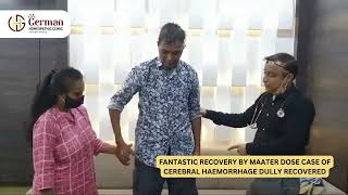 CEREBRAL HAEMORRHAGE FANTASTIC RECOVERY BY MASTER DOSE BY DR KAUSHAL BHANUSALI INDIAS TOP HOMEOPATH [upl. by Zelikow]