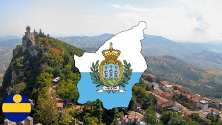 San Marino Flag Map Speedart 🇸🇲 [upl. by Anassor]