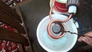 Boiling Water With Induction Heater 15KW [upl. by Nettie725]