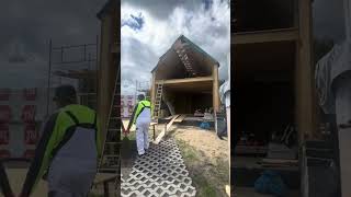 Kolejna realizacja domu wooddesign construction steico home house woodworking [upl. by Rudiger]