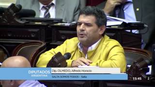 Diputado Olmedo Alfredo Horacio  Sesión 22122016 [upl. by Kciredec]