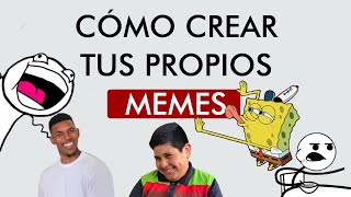 CÓMO HACER MEMES con el Celular App Tutorial MEME GENERATOR [upl. by Akirej910]