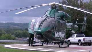 MD900 MD 900 Explorer Helicopter full sound start up and take off Allegheny Life Flight N905LF [upl. by Najar]