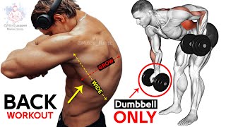 🌑 Exercise Back Workouts Dumbbells Row Only [upl. by Aremat]