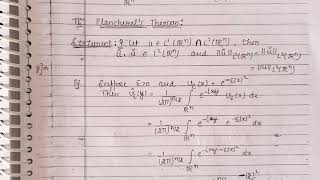 Plancherels Theorem [upl. by Nybor281]