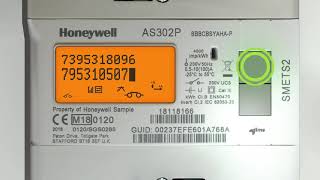 How to enter the UTRN on Honeywell prepayment smart meter [upl. by Ettedanreb]