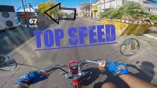 MOTOVLOG 11 TOP SPEED  DAX 70 GILERA VC 70 CORVEN DAX 70 MONDIAL DAX 70  VELOCIDAD MAXIMA [upl. by Gnanmos]