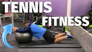 Tennis Fitness Training  5 Drills To Improve Your Tennis [upl. by Foote]