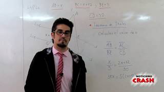 Clase de Matemáticas Teorema de Thales [upl. by Ahterahs]