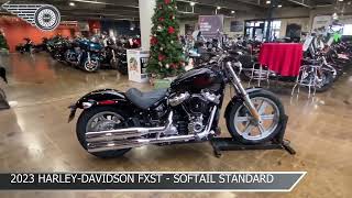 2023 HarleyDavidson Fxst  Softail Standard B074027WF [upl. by Eelreveb]