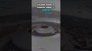 Drone Ucraniano sobrevolando el Donbass Arena [upl. by Schechinger893]