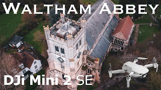 Waltham Abbey from the Air Drone Footage  DJi Mini 2 SE [upl. by Urian]