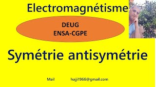 électromagnétisme  Symétrie antisymétrie [upl. by Iralav]