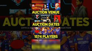 IPL 2025 Auction datesipl rcb cricket iplteam csk cricketlover shorts [upl. by Orelie]