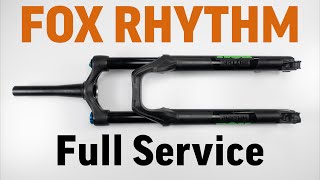 FOX Rhythm Series 34 FLOAT 2019 GRIP Damper air spring  50 hour full service guide for beginners [upl. by Carmita]