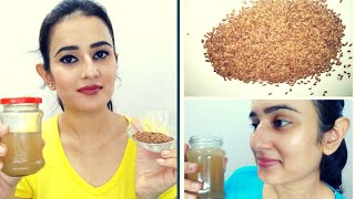 FLAX SEEDS Alsi Benefits For Skin  Get Glowing amp Spotless Skin  Flax Seeds Gel  SWATI BHAMBRA [upl. by Nahtanoj]