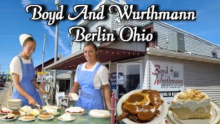 Boyd And Wurthmann Restaurant Berlin Ohio Review Ohio Amish Country [upl. by Leamhsi]