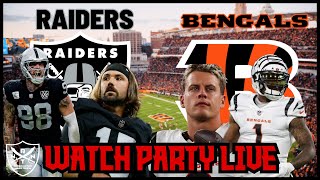 UNMISSABLE RAIDERS vs BENGALS LIVE Watch Party NFL Week 9 BATTLE [upl. by Oilalue]