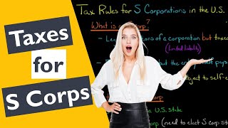 Tax Rules for S Corporations in the US [upl. by Euqinotna]