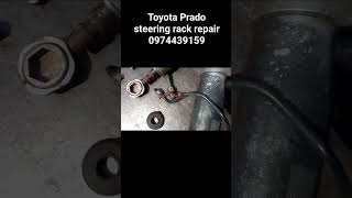 Toyota Prado steering rack repair [upl. by Airotcivairam]