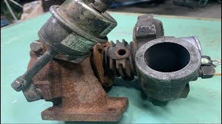 Restoration TURBO of the engine old  Restore Turbocharger for racing engines rusty [upl. by Conant]