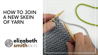 How to join a new skein of yarn for beginners [upl. by Otreblasiul432]