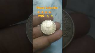 1902 Swami Vivekananda 5 Rupees Coin Kolkata mint Calektebel Coin Ok Please collection This Coin 🤟👛 [upl. by Dray595]