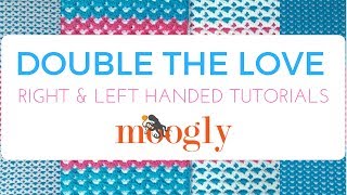 How to Crochet Double the Love Baby Blanket Right Handed [upl. by Leummas]