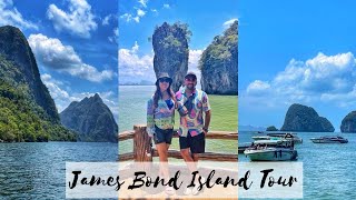 Visiting THE BEST ISLANDS in Phuket Thailand 🇹🇭 James Bond Island amp Koh Panyee [upl. by Fira]