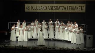 AVE MARIS STELLA Eva Ugalde  FEMALE CHOIR BALTA [upl. by Eilrebmik470]