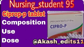 Cipropp tablet  Ciprofloxacin tablet  Cipropp tablet ka उपयोग  trading video doctordoctor [upl. by Kopaz]