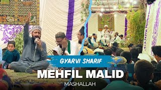 Mehfil a Malid GYARVI SHARIF 😍  Mashallah se kya mehfil hui hi 🥰💯  ajnhitokal [upl. by Nelyahs]