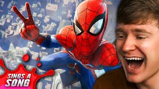 Reacting to SPIDERMAN Sings A SONG Crazy [upl. by Lear]