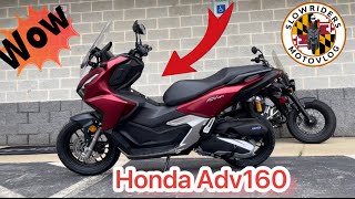 New 2024 Honda Adv160Close Look And Walk AroundHonda ScooterADV160Review [upl. by Lesser]