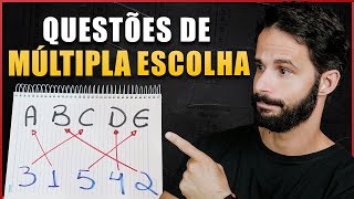 5 Regras para Acertar Questões de Múltipla Escolha na Prova Comprovado [upl. by Belford]