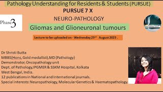 Pursue 7 X Gliomas and Glioneuronal tumors [upl. by Amehsyt]