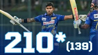 200 Runs from Pathum Nissanka 🇱🇰 [upl. by Mohandas]