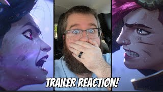 Arcane Season 2 Official Trailer REACTION [upl. by Nunci]