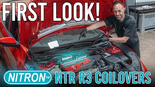 FIRST LOOK AT THE NITRON NTR R3 COILOVERS  Dream Automotive [upl. by Anatnahs575]