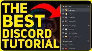 The ULTIMATE Discord Setup Tutorial 2023  How to Setup a Discord Server WITH Bots amp Roles [upl. by Annahsohs]