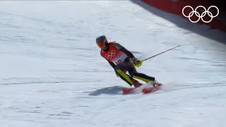 Alpine Skiing Beijing 2022  Mens combined highlights [upl. by Eulaliah]