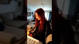 Filming a piano cover is 10x worse than a vocal cover 😆 pianocover bts nightwish makingof metal [upl. by Ati]