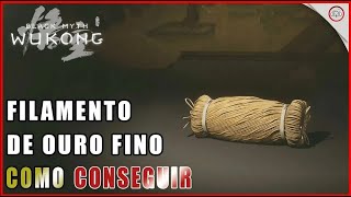 Black Myth Wukong Como conseguir o Filamento de Ouro fino 67  SuperDica [upl. by Wehtta]