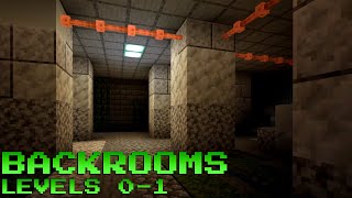 Exploring the Backrooms Levels 01  Minecraft [upl. by Aem]