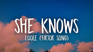 J Cole  She Knows Lyrics Ft Amber Coffman Cults [upl. by Tesil]