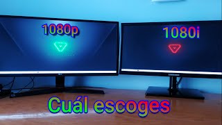 Resolución 1080p o 1080i ¿Cuál es mejor [upl. by Cyma428]